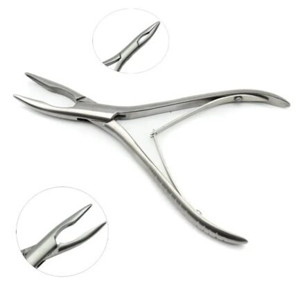 Dental Orthodontic Instrument Curved Bone Rongeur Rongeur Forcep Dental Plier Dentist Surgery Tool