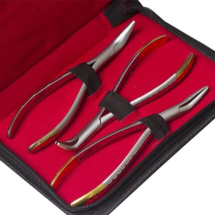 Dentist Tools Dental Residual Root Pliers Tooth Extraction Forceps Curved Maxillary Mandibular Teeth Universal Pliers