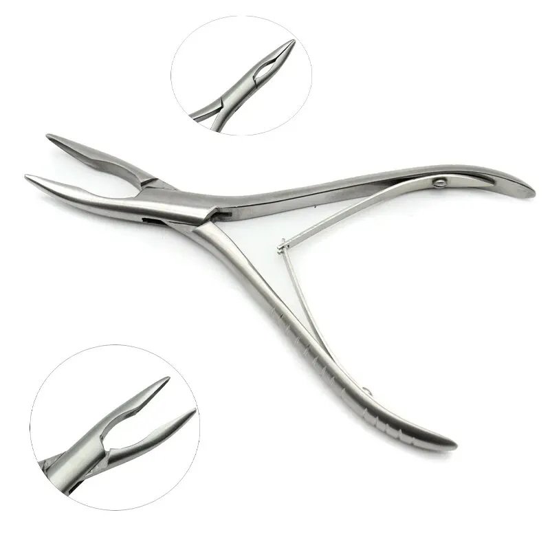 1 Pcs Dental Orthodontic Instrument Curved Bone Rongeur Rongeur Forcep Dental Plier Dentist Surgery Tool Surgical