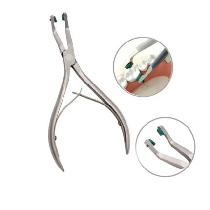 Dental Crown Remover Plier With Green Rubber Green Tips Dentist temporary crown Remover Tools