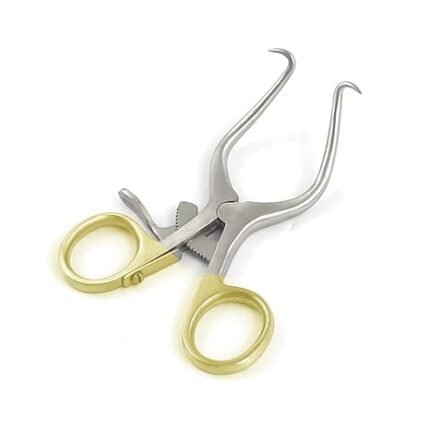 PREMIUM GRADE GELPI RETRACTOR 3.5" with GOLD HANDLE