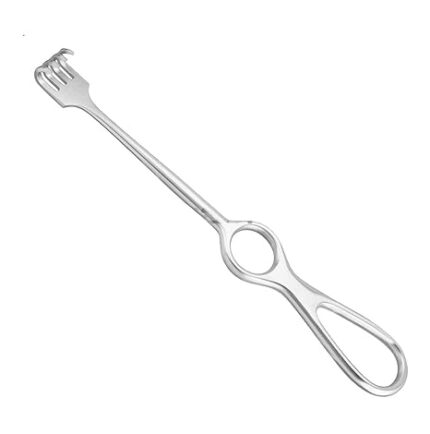 VOLKMAN RETRACTOR 8.5" 4 SHARP PRONG